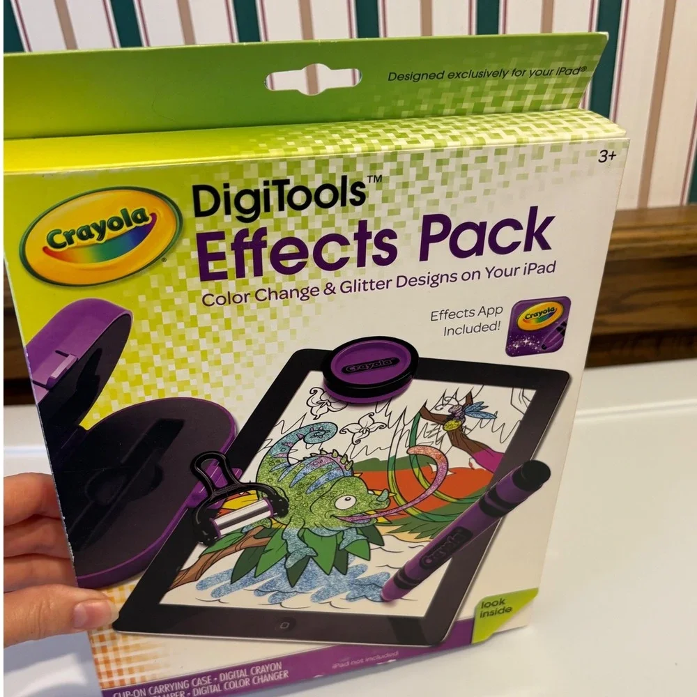 Crayola DigiTools Effects Pack iPad Digital Art Kit Purple 95-1012 New